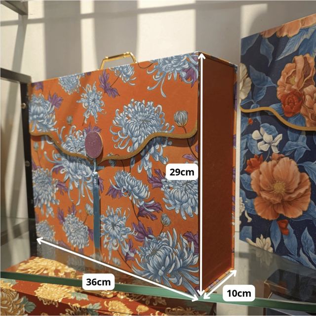 Hộp quà Tết Hoàng Lam 29 thuộc bộ sưu tập Gấm Vóc Lụa Là của Tetta, ảnh 6